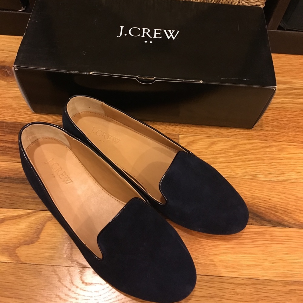 J Crew Suede Cora Loafers